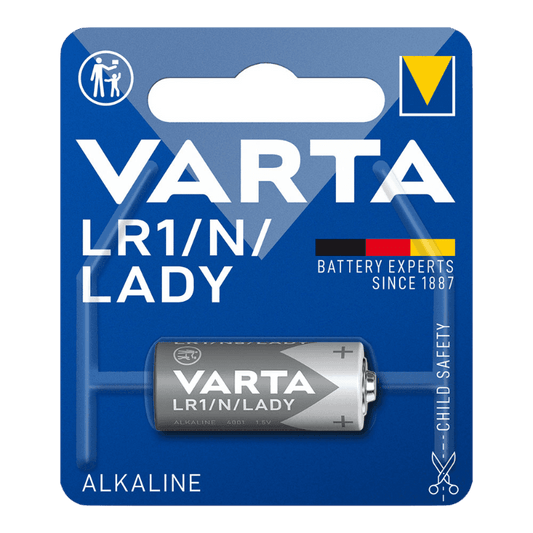 PILA VARTA ALKALINA LR1 LADY 1,5V