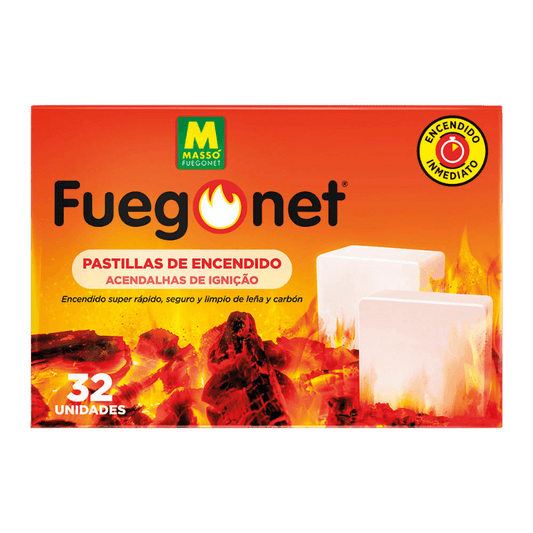 PASTILLAS DE ENCENDIDO - FUEGONET 32 UNIDADES